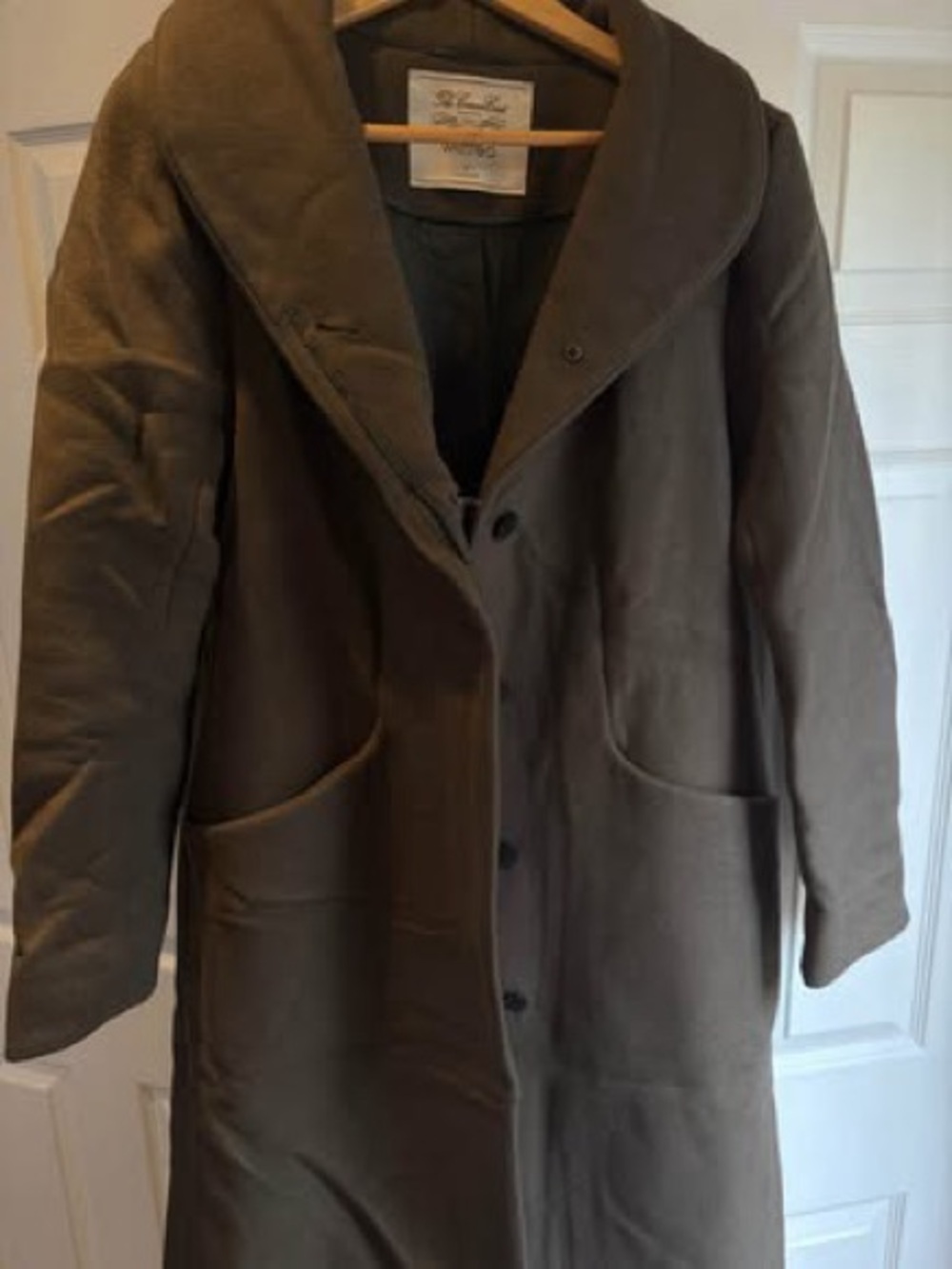 aritzia cocoon coat long